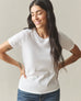 Women's Classic Cotton Crew Tee - White